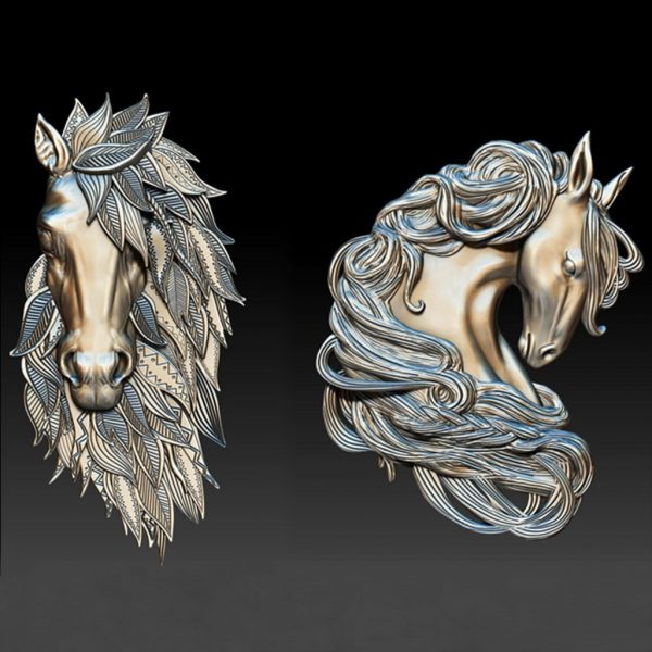 Areion-and-Boreas silicon horse head molds