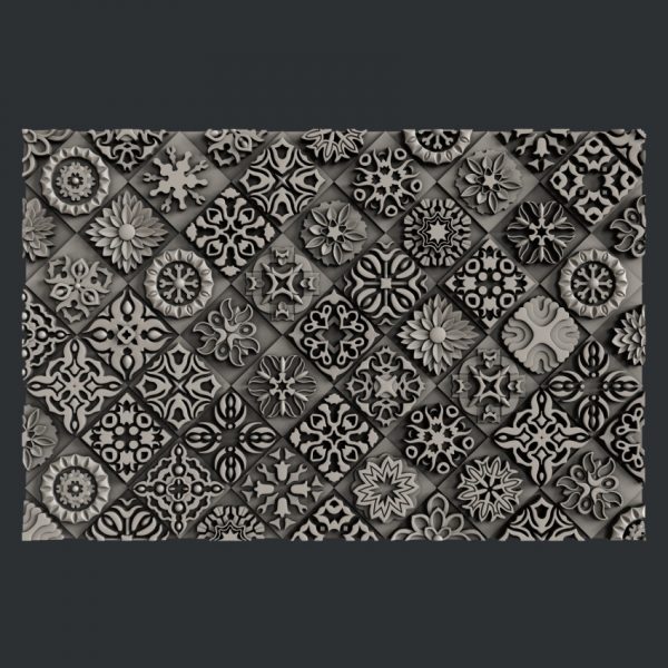 Moroccan Motif silicon texture sheet