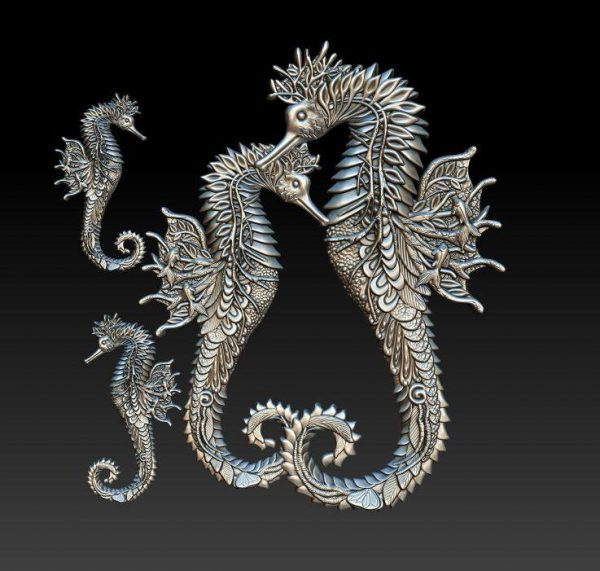 Seahorse silicon mold