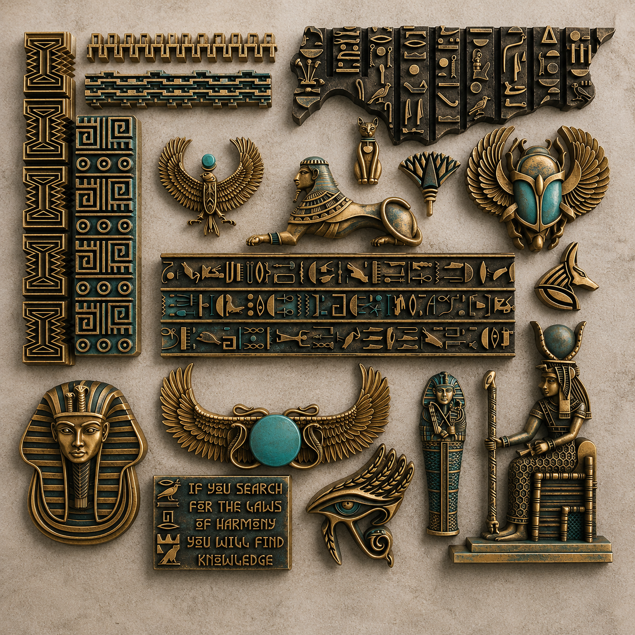 Ancient Egypt Silicone Mould - Image 2