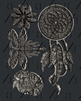 Dragonfly Dreamcatcher Silicone Mould