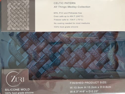 Celtic Patern Silicone mould resin clay food safe