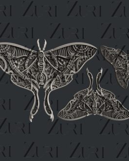 Steampunk Luna Moth Silicone Mould