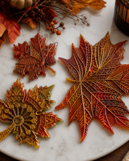 Ornate Leaves Silicone Mould