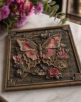 Butterfly Coaster Silicone Mould