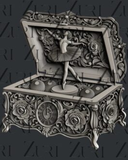 Music Box Silicone Mould