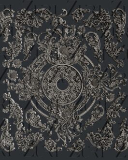 Baroque Blooms Silicone Mould resin clay food safe