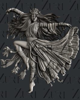 Bohemian Dancer Silicone mould resin clay food safe