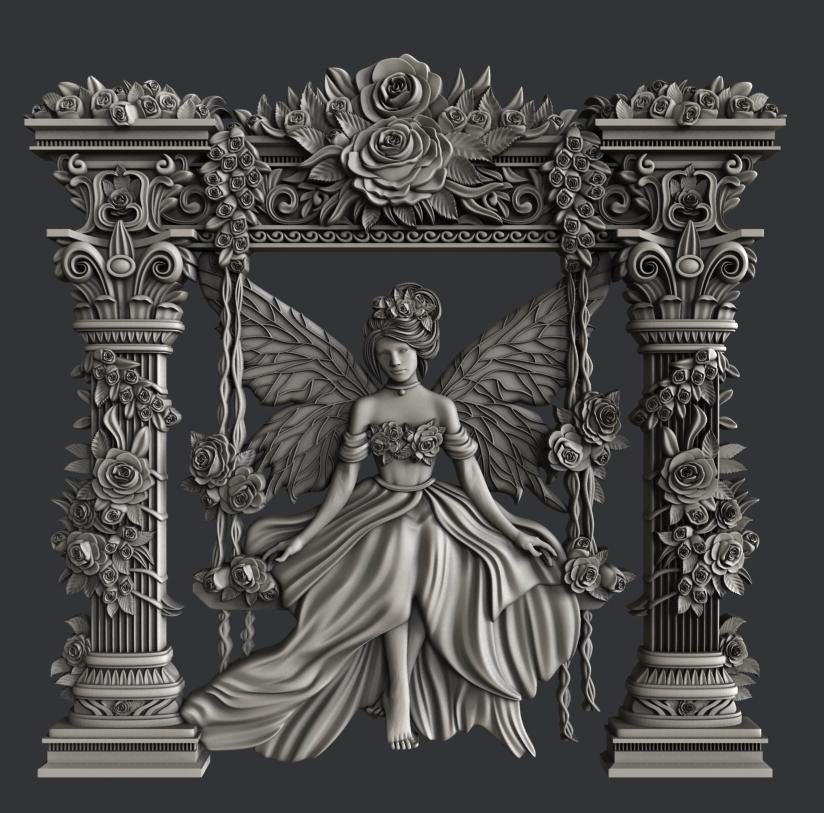 Serenity of the Fae Silicone Mould resin clay food safe