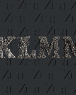 KLMN Floral Letters Silicone Mould