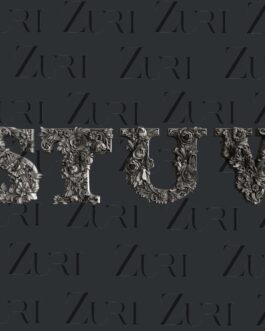 STUV Floral Letters Silicone Mould